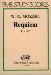 REQUIEM KV 626, KISPARTITÚRA (ISBN: 9786300158474)