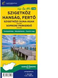 Szigetköz, Hanság, Fertő kerékpáros-, vízisport- és turistatérkép (ISBN: 9786155864193)