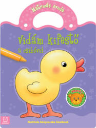 Vidám kifestő a csibével - Matricás óvoda (ISBN: 9789634920342)