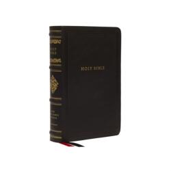 NKJV, Personal Size Reference Bible, Sovereign Collection, Leathersoft, Black, Red Letter, Comfort Print (ISBN: 9780785264903)