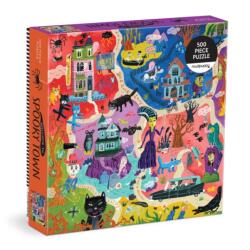Welcome to Spooky Town 500 Piece Family Puzzle (2024)