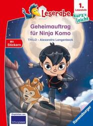 Geheimauftrag für Ninja Komo - lesen lernen mit dem Leseraben - Erstlesebuch - Kinderbuch ab 6 Jahren - Lesenlernen 1. Klasse Ju (2024)
