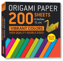 Origami Paper 200 Sheets Vibrant Colors 6 (ISBN: 9780804857789)