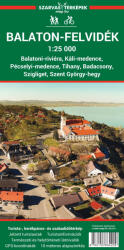 Balaton-felvidék - turistatérkép- Balaton és környéke - Szarvas 2024 (ISBN: 9786155864209)