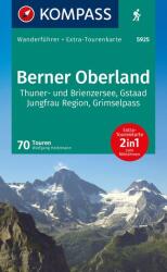 KOMPASS Wanderführer Berner Oberland, 70 Touren mit Extra-Tourenkarte (2024)