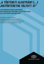 „A történeti alkotmány (ISBN: 9789636640590)