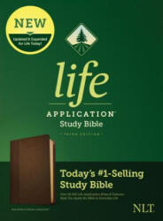 NLT Life Application Study Bible, Third Edition (Leatherlike, Dark Brown/Brown) - Tyndale (ISBN: 9781496439222)