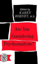 Are You Considering Psychoanalysis? - Karen Horney (ISBN: 9780393001310)