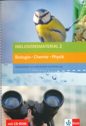 Petra Breuer-Küppers, Till Bruckermann, Laura Ferreira Gonzalez, Dr. Andrea Jessen, Thilo Martius: Inklusionsmaterial Biologie - Chemie - Physik 2 Arbeitsblätter mit CD-ROM | Klasse 7-10 (ISBN: 9783120686286)