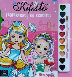 Kifestő festékekkel és ecsettel. Hercegnők (2024)