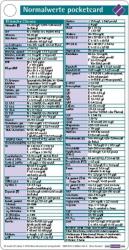 Normalwerte pocketcard (ISBN: 9783898624459)