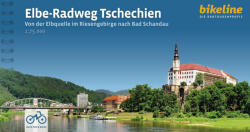 Elbe-Radweg Tschechien Esterbauer Elba kerékpáros térkép Csehország német nyelvű 2024 (2024)