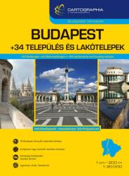 Budapest + 34 település és lakótelepek atlasz (2011)