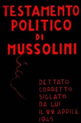 Testamento politico di Mussolini (ISBN: 9780368972980)