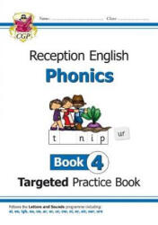English Targeted Practice Book: Phonics - Reception Book 4 - CGP Books (ISBN: 9781789080148)
