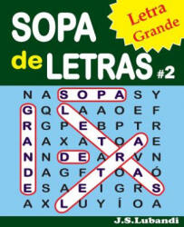 SOPA de LETRAS #2 (ISBN: 9781537590615)