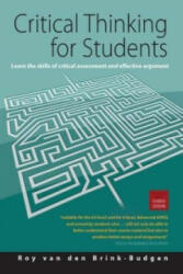 Critical Thinking for Students 4th Edition - Roy van den Brink-Budgen (ISBN: 9781845283865)