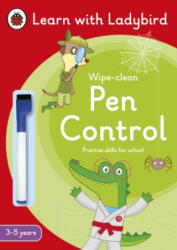 Pen Control: A Learn with Ladybird Wipe-Clean Activity Book 3-5 years - Ladybird (ISBN: 9780241515563)