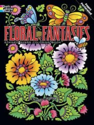 Floral Fantasies Stained Glass Coloring Book - Maggie Swanson (2013)