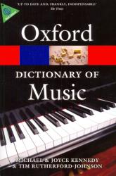 Oxford Dictionary of Music - Sixth Edition (2013)