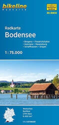 Bodensee kerékpáros térkép Bodeni tó térkép 1: 75 000 (2013)