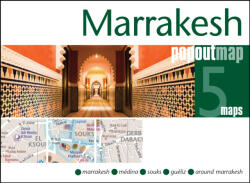 Marrakesh térkép PopOut Marrakesh várostérkép, zsebtérkép 2024 (ISBN: 9781914515750)