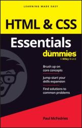 HTML & CSS Essentials For Dummies (ISBN: 9781394262908)