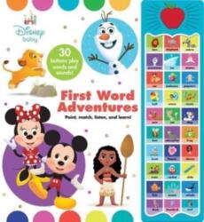 Apple Disney Baby First Word Adventures Sound Book (ISBN: 9781503772144)