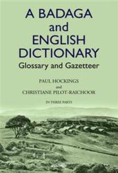 A Badaga and English Dictionary (ISBN: 9789391928179)