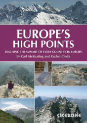 Europe's High Points Cicerone túrakalauz, útikönyv - angol (2009)