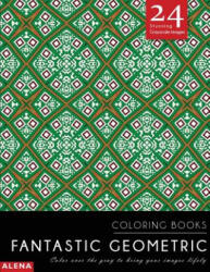 Fantastic Geometric Coloring Books: Stress relief coloring books for adults with 24 Stunning Geometric Grayscale Images - Alena (ISBN: 9781542725224)