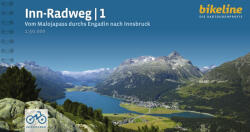 1. Inn Radweg kerékpáros atlasz Esterbauer 1: 50 000 Inn kerékpáros térkép 2024 (ISBN: 9783711102300)