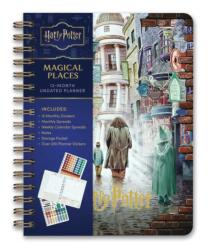 Harry Potter: Magical Places 12-Month Undated Planner (ISBN: 9798886639063)