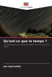 Qu'est-ce que le temps ? (ISBN: 9786208374808)