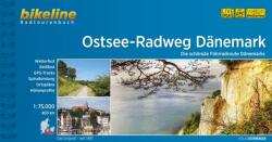 Ostsee-Radweg Dänemark kerékpáros térkép Esterbauer 1: 75 000, Balti kerékpárút Dánia kerékpáros térkép (2014)