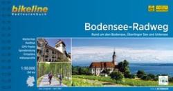 Bodensee Radweg, Bodeni-tó kerékpáros térkép Esterbauer 1: 50 000 Bodensee kerékpárkalauz 2017 (2013)
