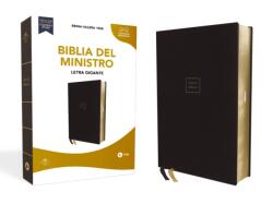 RVR60, Biblia del Ministro, Letra gigante, Leathersoft, Negro, Palabras de Jesus en Rojo, Comfort Print (2024)