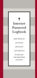 Internet Password Journal (Red Leatherette): Keep Track of Usernames, Passwords, Web Addresses in One Easy and Organized Location (ISBN: 9781631065668)