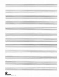 Musipack 3 Ring Filler No. 1: 12-Stave: Passantino Manuscript Paper - Hal Leonard Corp (ISBN: 9780825690518)