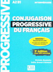 Conjugaison progressive du français - Niveau intermédiaire (A2/B1) - Livre + Appli-web + Audio téléchargeable en ligne (ISBN: 9782090398441)