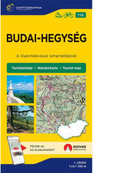 Budai-hegység turistatérkép (ISBN: 9789633538647)