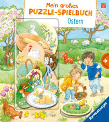 Mein großes Puzzle-Spielbuch: Ostern - Puzzlebuch ab 2 Jahren, mit 10 Puzzleteilen, Geschenk fürs Osternest - Silke Voigt (ISBN: 9783473420803)