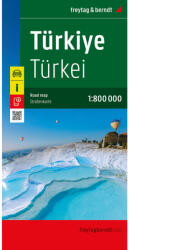 Törökország autós térkép Freytag 1: 800e Törökország térkép Törökország autótérkép 2025 (ISBN: 9783707924169)