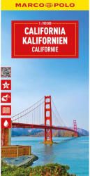Kalifornia autóstérkép - Marco Polo - 2025 (ISBN: 9783575021496)
