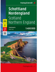 Skócia és Észak-Anglia térkép - Freytag 2025 (ISBN: 9783707924060)