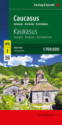 Kaukázus: Grúzia, Örményország, Azerbajdzsán autótérkép 2025 (ISBN: 9783707924176)