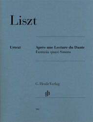 APRES UNE LECTURE DE DANTE FÜR KLAVIER URTEXT (ISBN: 9780201809817)