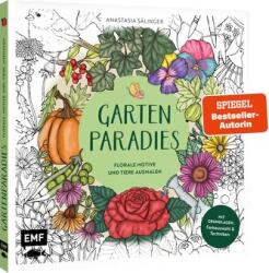 Gartenparadies - Florale Motive und Tiere ausmalen (2025)