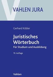 Juristisches Wörterbuch (ISBN: 9783800673681)