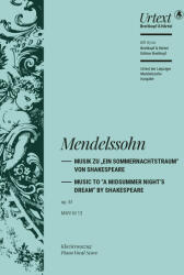 MUSIK ZU "EIN SOMMERNACHTSTRAUM"VON SHAKESPEARE OP. 61 KLAVIERAUSZUG (ISBN: 9786460229793)